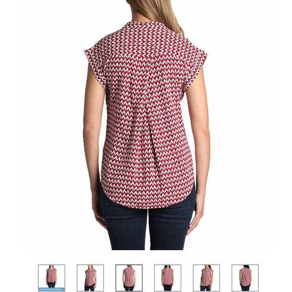 Jachs Girlfriend Ladies' Short Sleeve Blouse button blouse - Picture 2 of 2